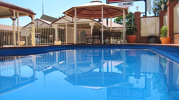 Guests are welcome to cool off in our sparkling in ground pool and relax in the undercover gazebo.