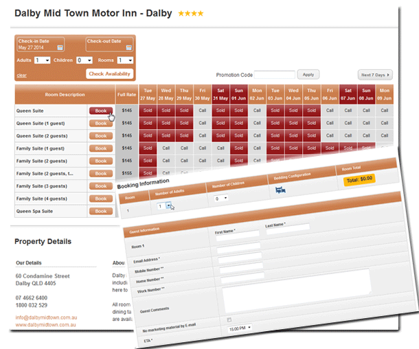 Book Accommodation Online and Save at Dalby Mid Town Motor Inn - Dalby 4405